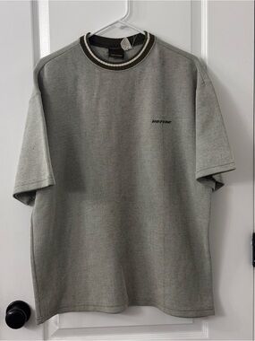 No Fear Men's Short Sleeve Crewneck T-Shirt in Heather Gray